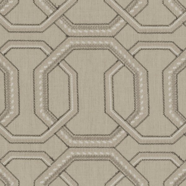 Repeat Linen Fabric by Clarke & Clarke