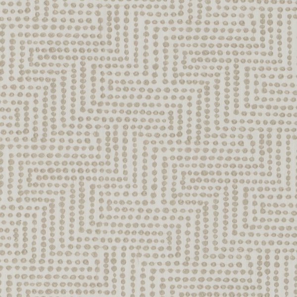 Solitaire Ivory/Linen Fabric by Clarke & Clarke
