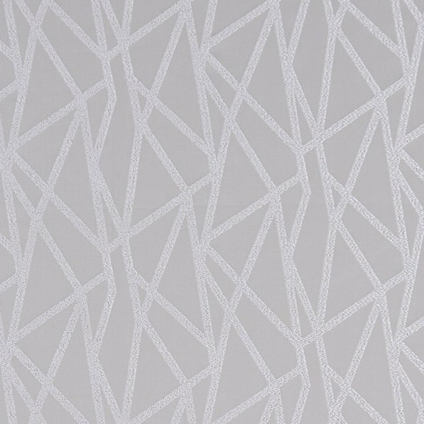 Geomo Silver Fabric by Clarke & Clarke