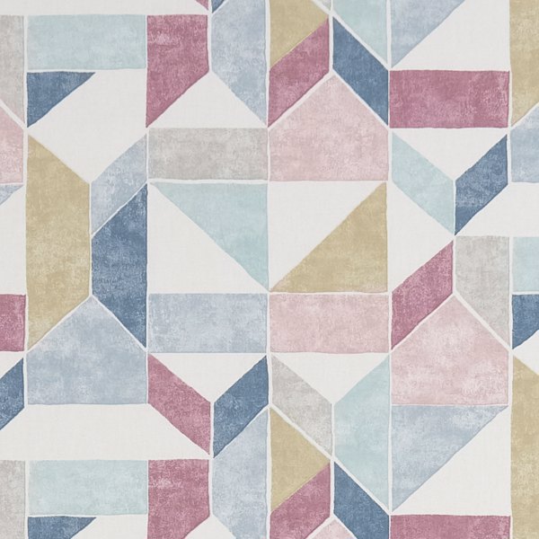 Lanna Mineral/Blush Fabric by Clarke & Clarke
