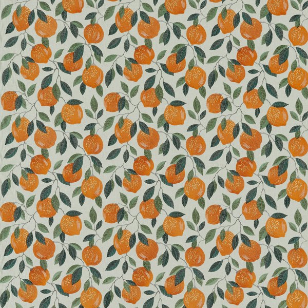 Sicilian Orange Fabric by Clarke & Clarke