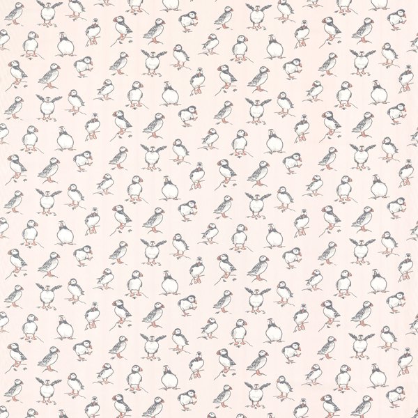 Atlantic Blush Fabric by Clarke & Clarke