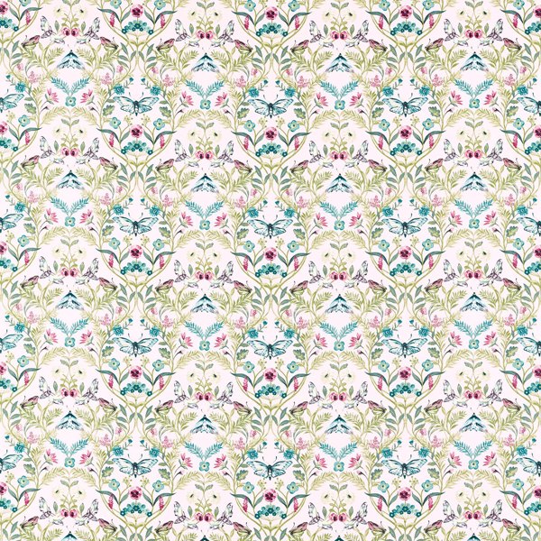 Pieris Blush Fabric by Clarke & Clarke