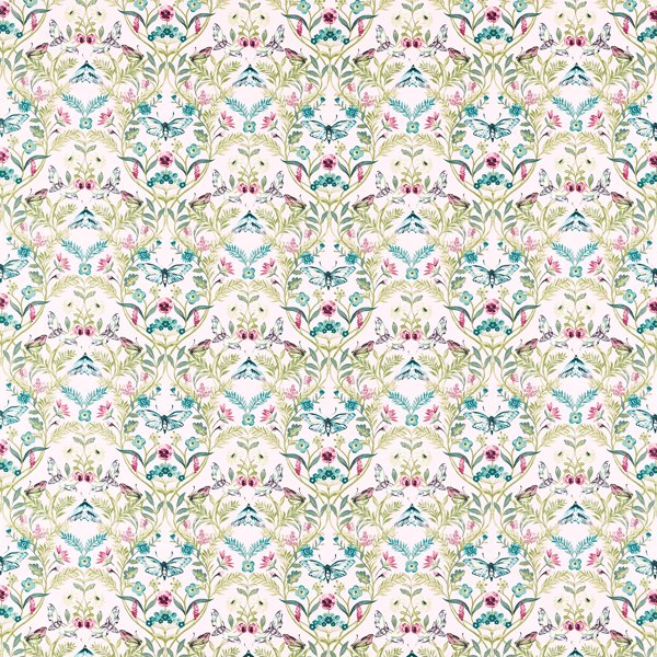 Pieris Blush Fabric by Clarke & Clarke