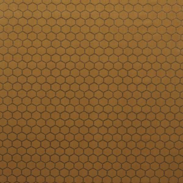 Hexa Gold Fabric by Clarke & Clarke