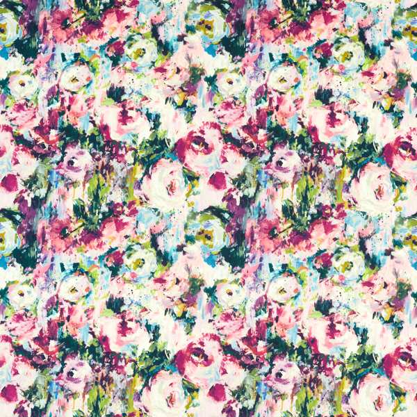 Kingsley Summer Velvet Fabric by Clarke & Clarke