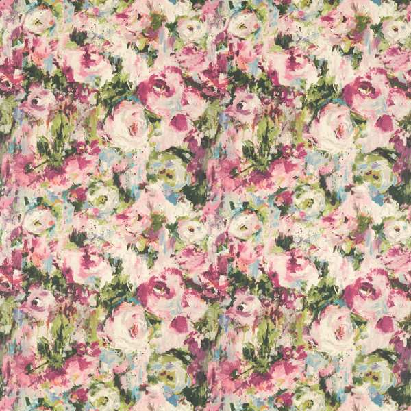 Kingsley Multi Linen Fabric by Clarke & Clarke