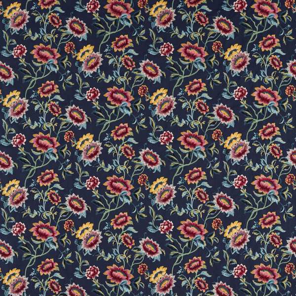 Tonquin Midnight Embroidery Fabric by Clarke & Clarke