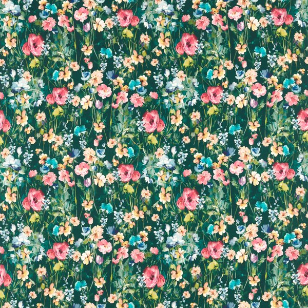 Wild Meadow Forest Fabric by Clarke & Clarke