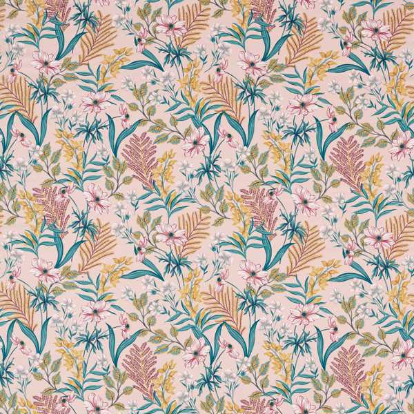 Hazelbury Blush Fabric by Clarke & Clarke