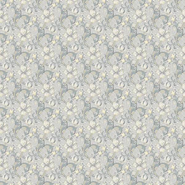 Golden Lily Slate/Dove Fabric by Clarke & Clarke