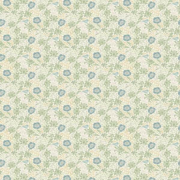 Mallow Apple/Linen Fabric by Clarke & Clarke