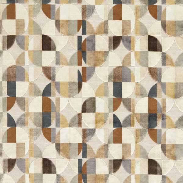 Delaunay Natural Fabric by Clarke & Clarke