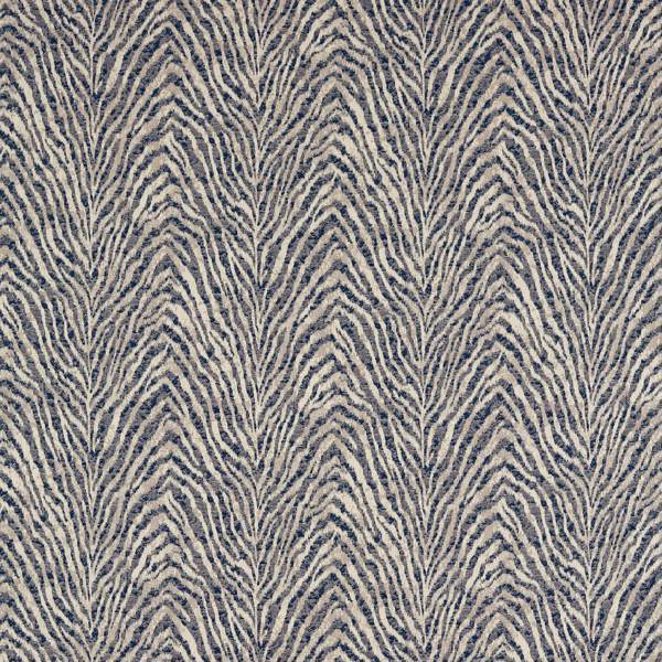 Manda Midnight/Linen Fabric by Clarke & Clarke