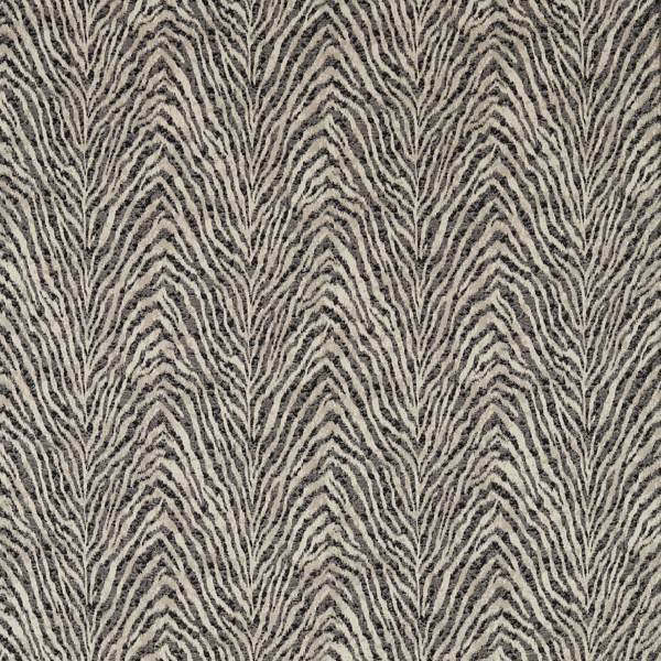 Manda Noir/Linen Fabric by Clarke & Clarke