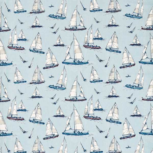 Sailing Yacht Marine Fabric by Clarke & Clarke