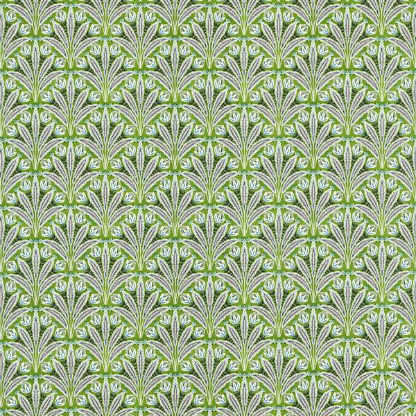 Attingham Cobalt/Green Fabric by Clarke & Clarke