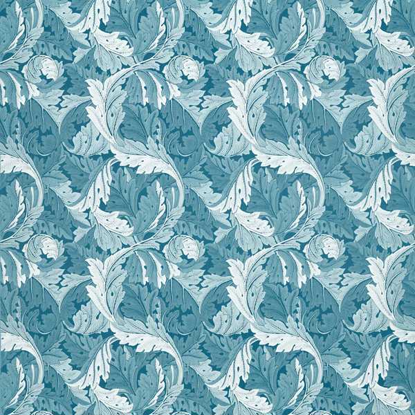 Acanthus Jacquard Denim Fabric by Clarke & Clarke