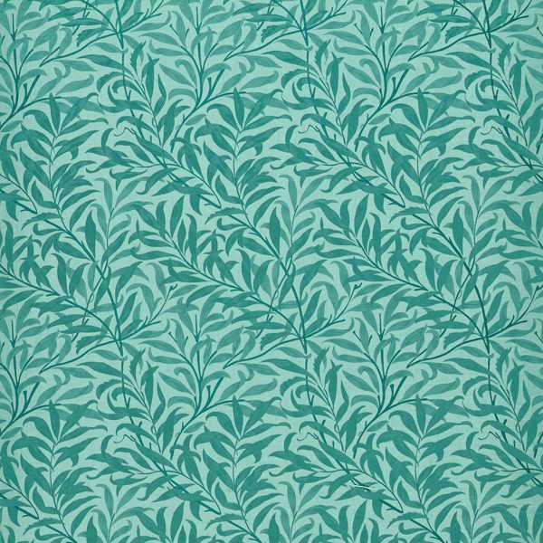 Willow Boughs Jacquard Teal Fabric by Clarke & Clarke