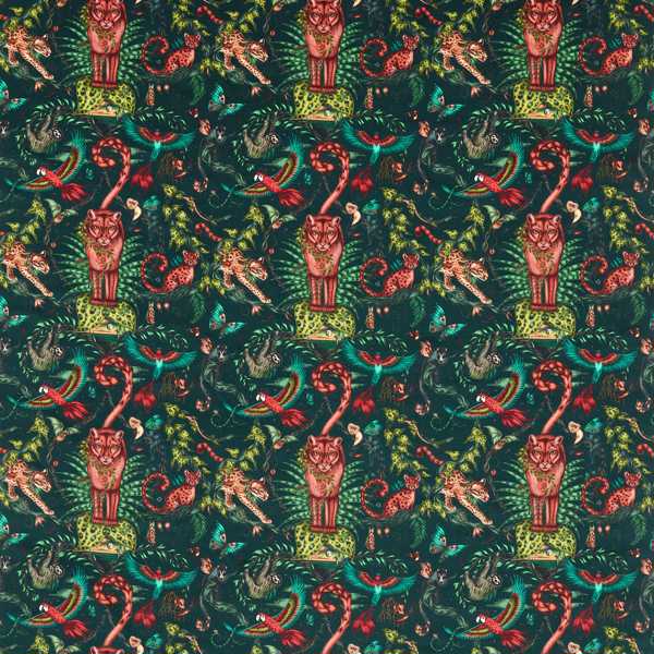 Bosque Dreams Velvet Forest Fabric by Clarke & Clarke