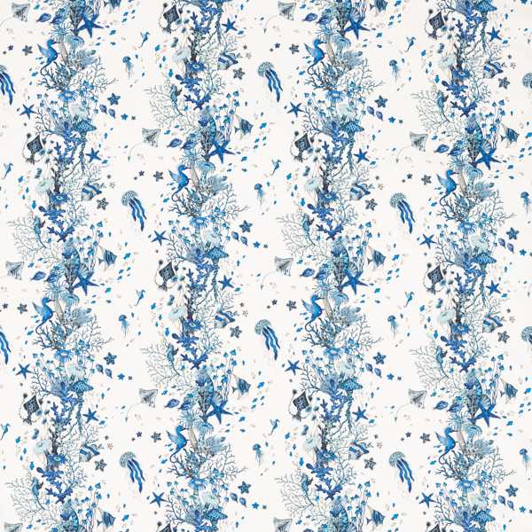 Seaforest Blue Fabric by Clarke & Clarke