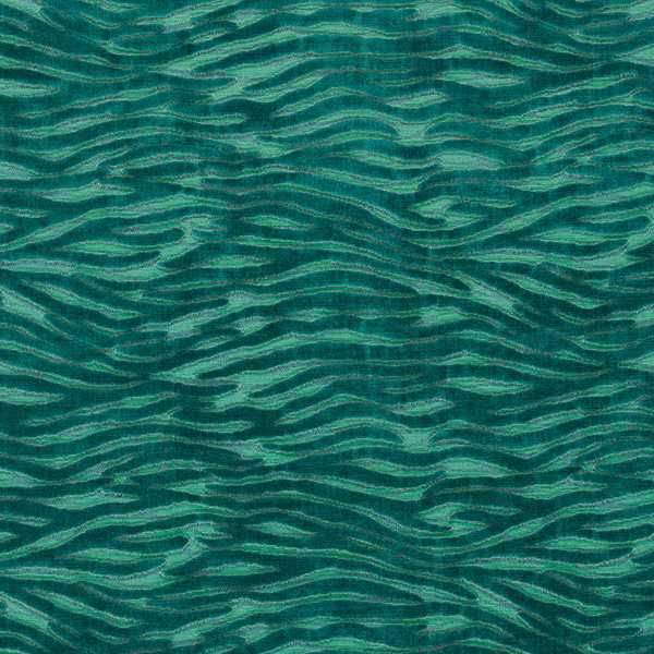 Wildstripe Seafoam Fabric by Clarke & Clarke