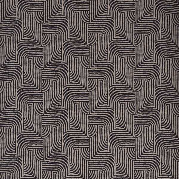 Gormley Jacquard Noir Fabric by Clarke & Clarke