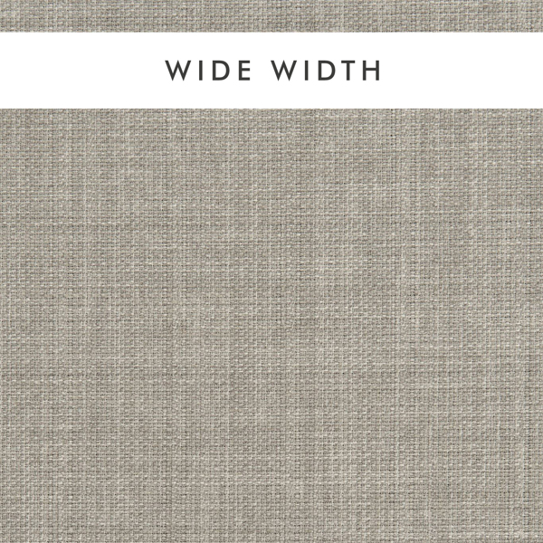 Linoso Wide Width Mushroom Fabric by Clarke & Clarke