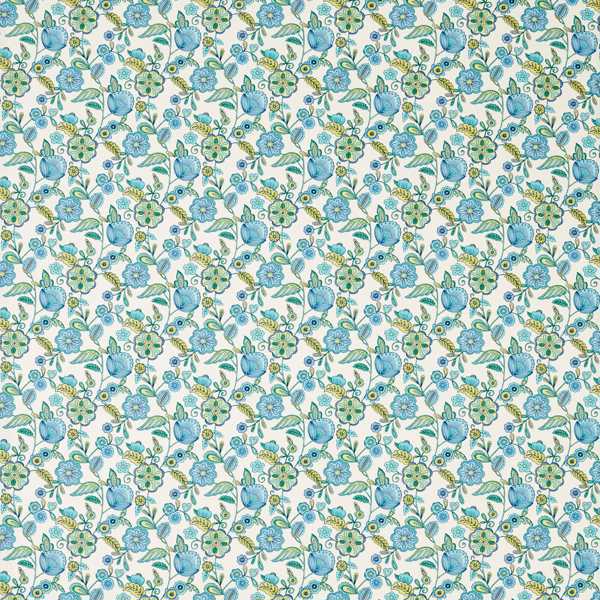 Camellia Cobalt Fabric by Clarke & Clarke