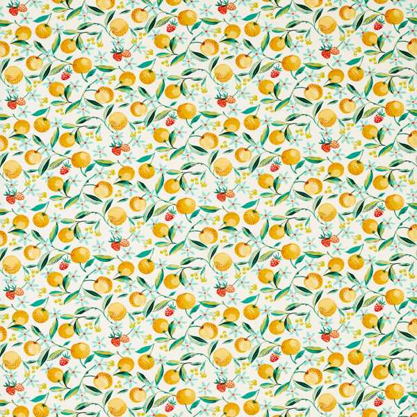 Orange Blossom Citron Fabric by Clarke & Clarke