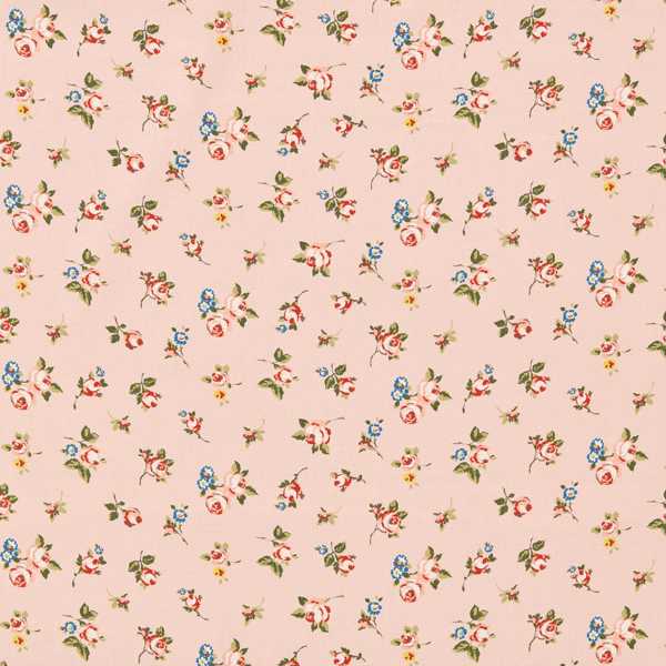 Rosebud Blush Fabric by Clarke & Clarke