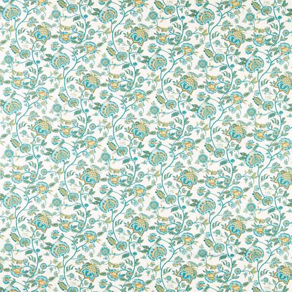 Barmeri Teal Fabric by Clarke & Clarke