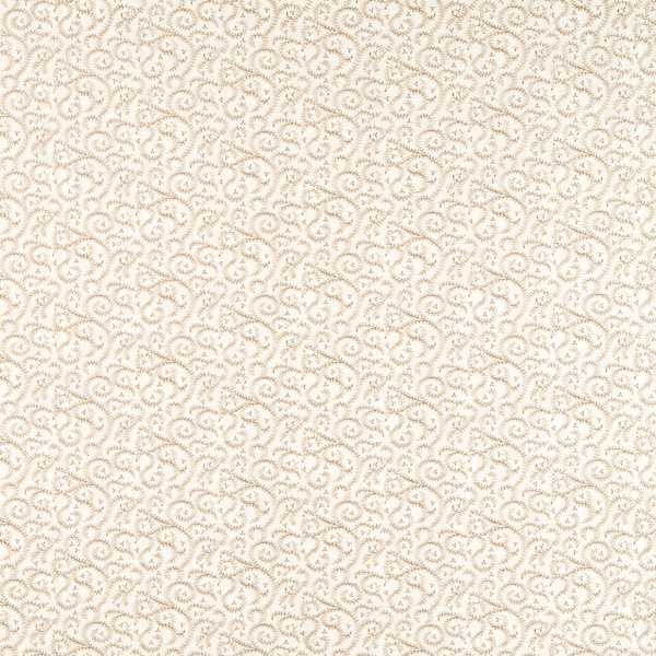 Buta Embroidery Natural Fabric by Clarke & Clarke