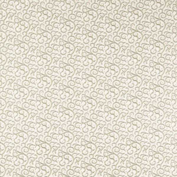 Buta Embroidery Sage/Blush Fabric by Clarke & Clarke