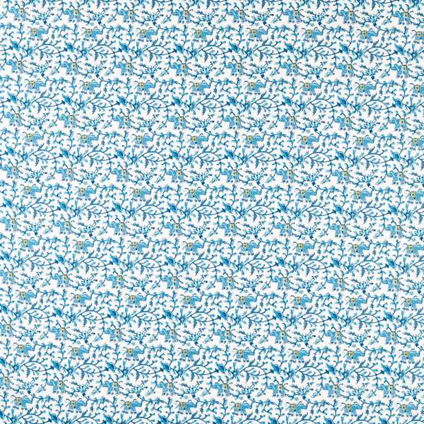 Hathi Cobalt Fabric by Clarke & Clarke