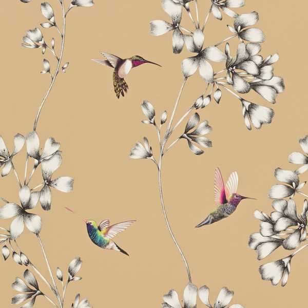 Amazilia Bronze Wallpaper by Harlequin