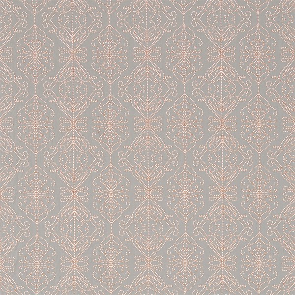 Java Stone/Papaya Fabric by Harlequin