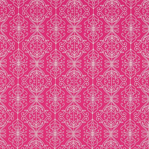 Java Flamingo/Peach Fabric by Harlequin