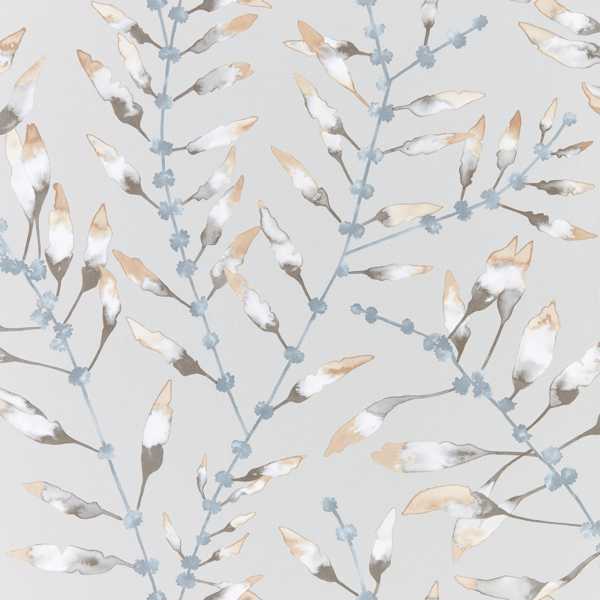 Chaconia Amber/Slate Wallpaper by Harlequin