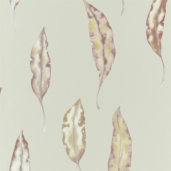 Kinina Mandarin/Fig Wallpaper by Harlequin