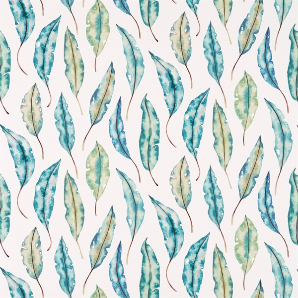 Kinina Marine/Lime Fabric by Harlequin