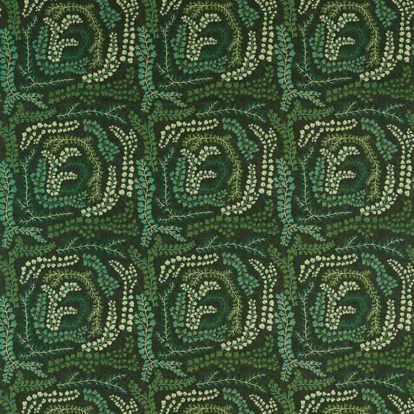 Fayola Fig Leaf/Clover/Succulent Fabric by Harlequin