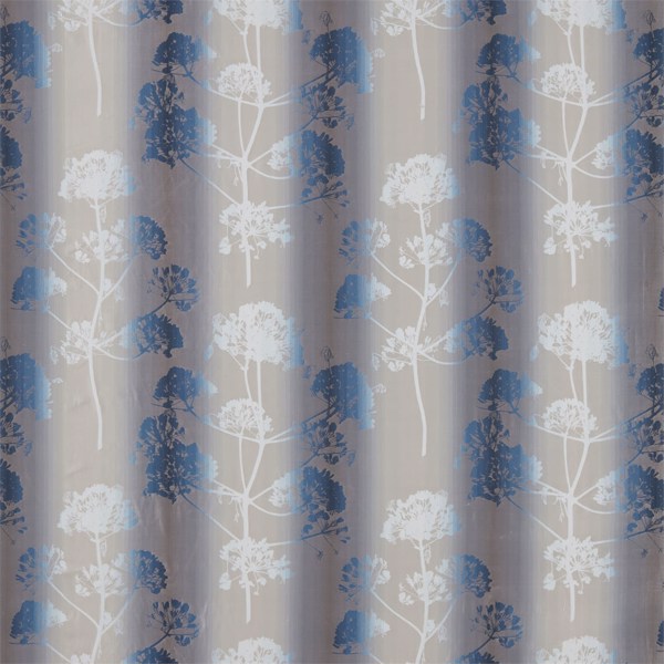 Angeliki Indigo / Stone Fabric by Harlequin