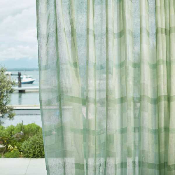 Ertha Sheer Clover Fabric by Harlequin