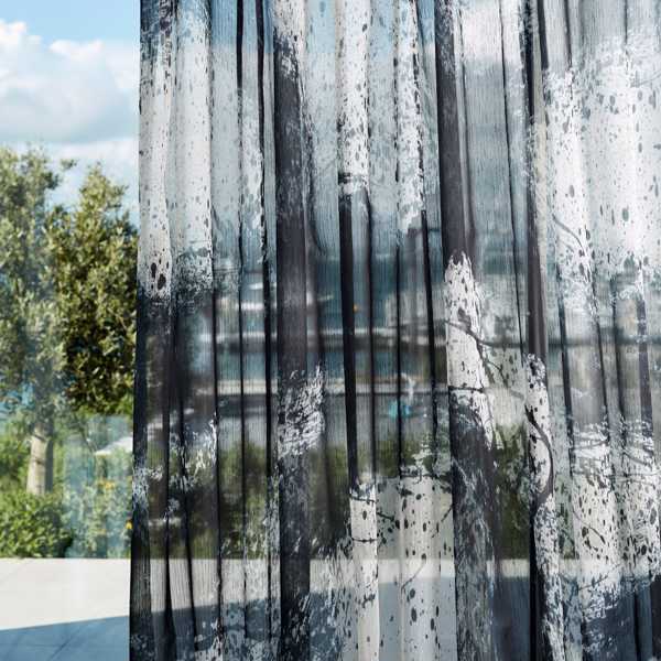 Enigmatic Sheer Japanese Ink Fabric by Harlequin