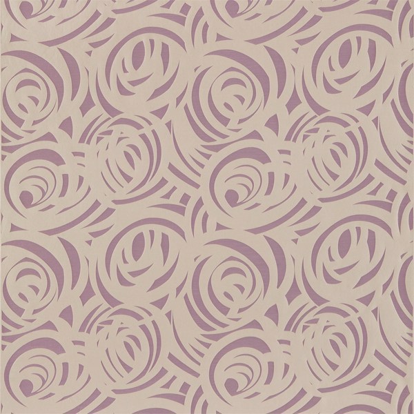Vortex Amethyst and Silver Fabric by Harlequin