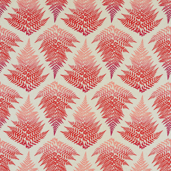 Filix Fire/Watermelon Fabric by Harlequin