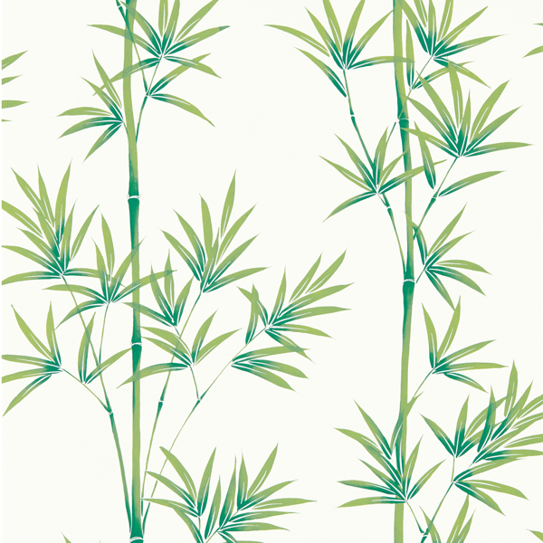 Isabella Porcelain/Bamboo Wallpaper by Harlequin