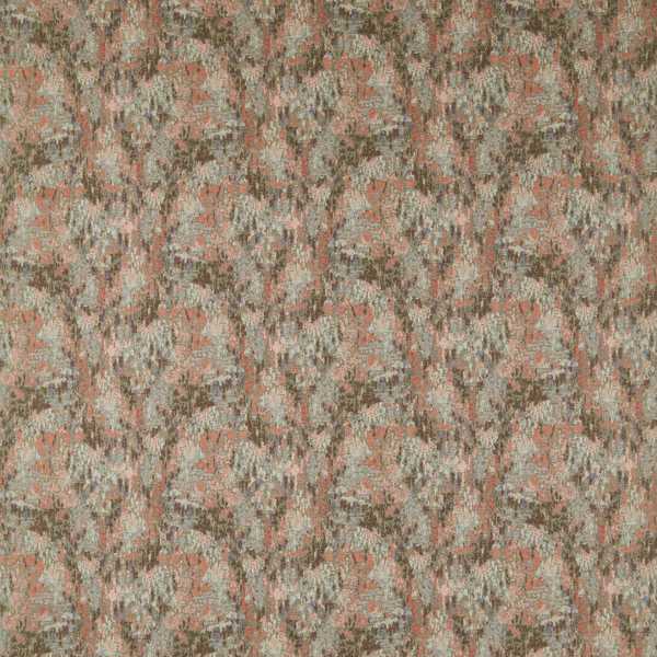 Eliasson Myrtle/Rust Fabric by Harlequin