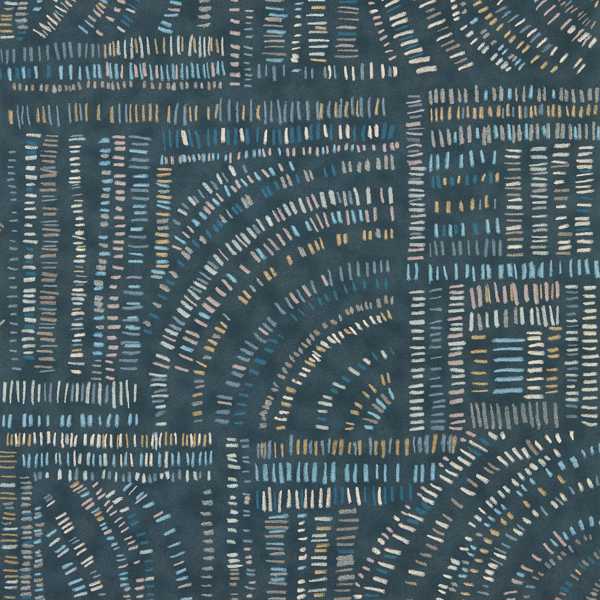 Frescoes Sapphire/Kyanite/Quartz Wallpaper by Harlequin